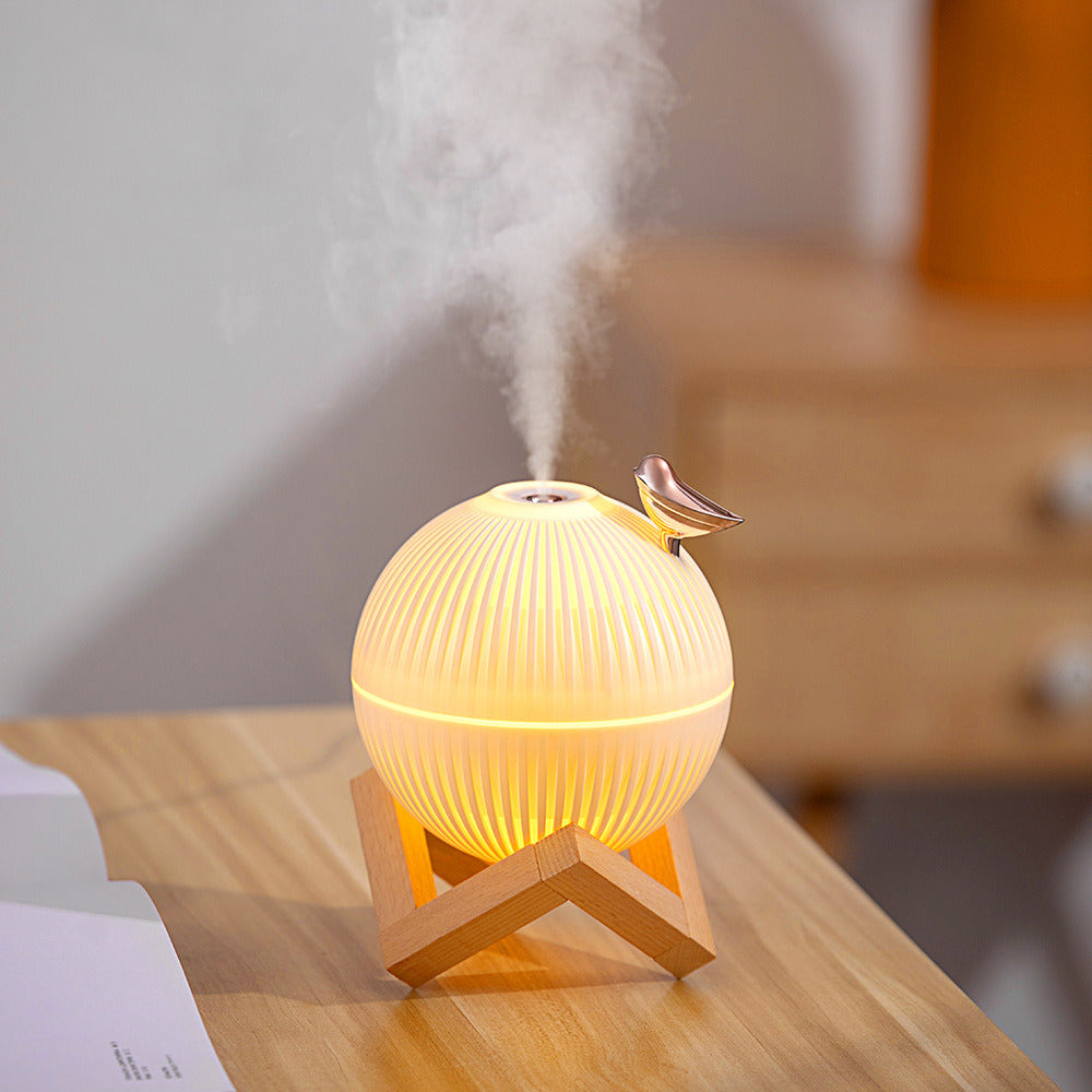 200ML USB Ultrasonic Cool Mist Maker Air Humidifier With Warm LED Lamp For Home Kids Room Mini Aroma Diffuser Humidificador